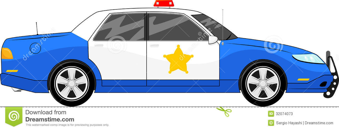 1300x499 Blue Police Car Clipart