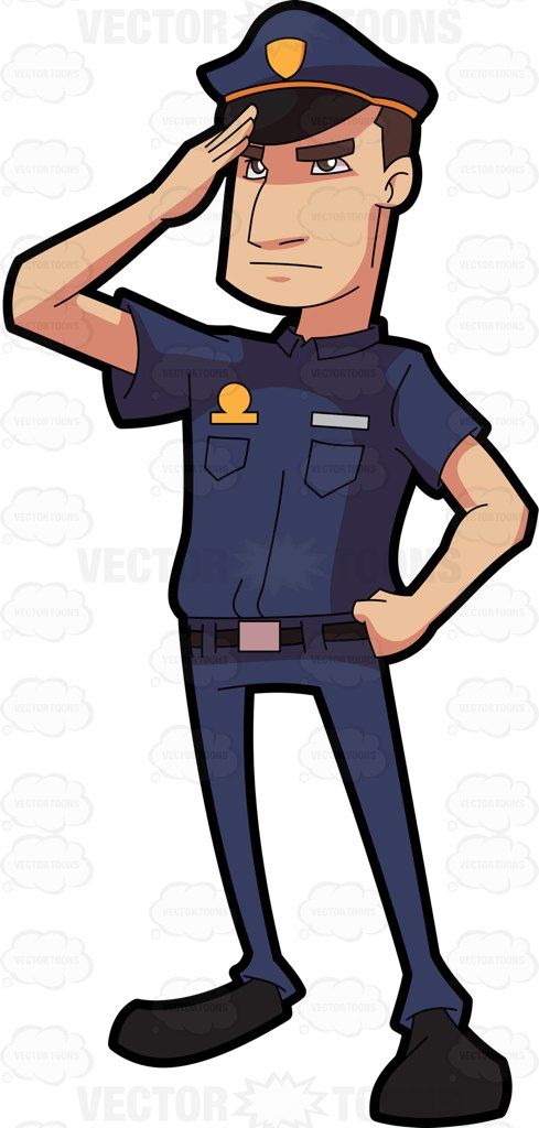 489x1024 Cop Clipart Animated