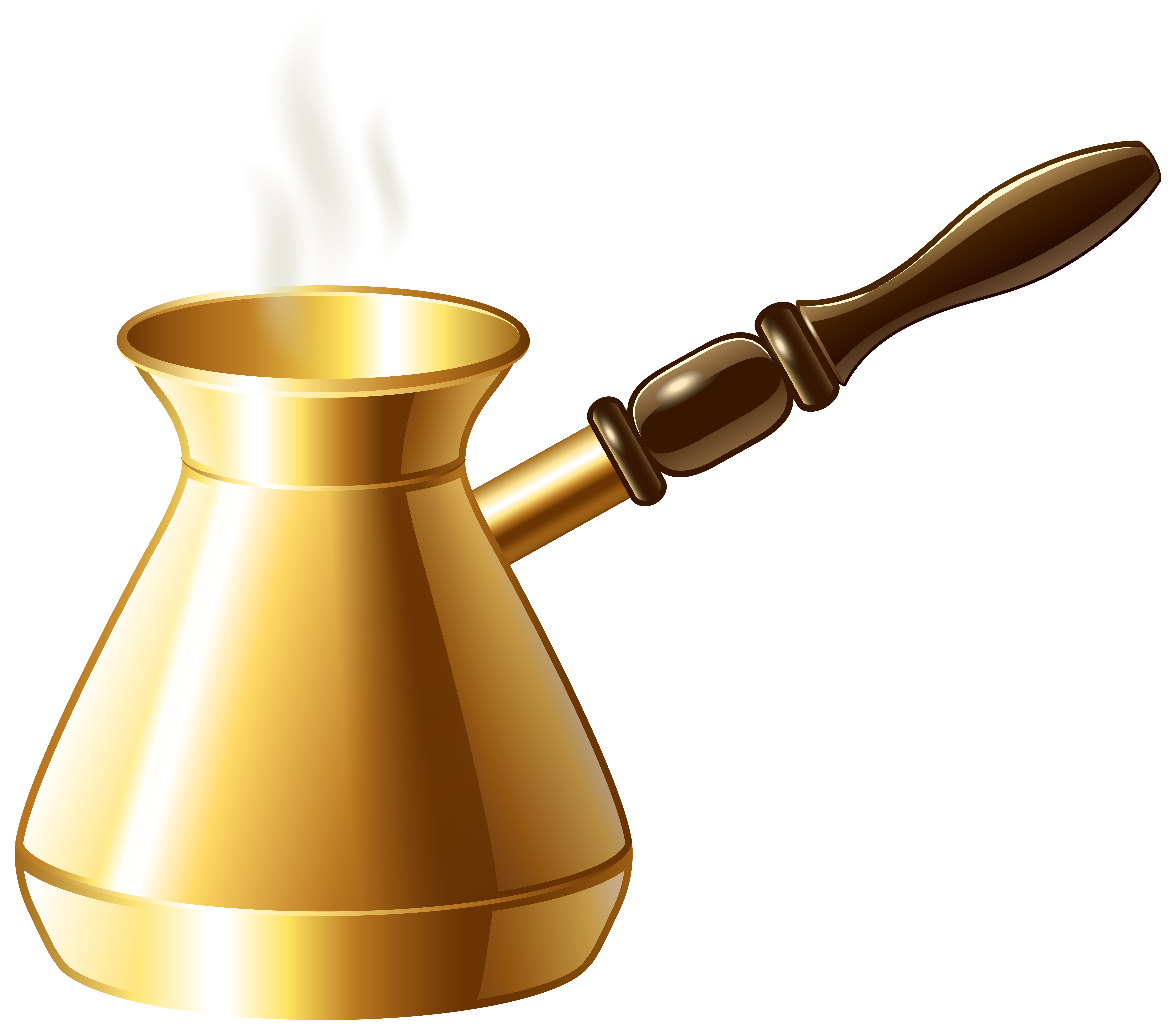 8000x7025 Turkish Coffee Pot Transparent Clip Art Image