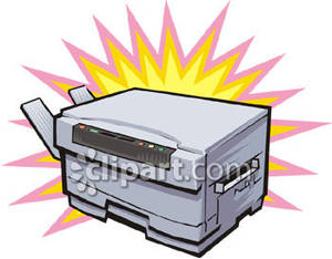300x234 Copy Machine Royalty Free Clipart Picture