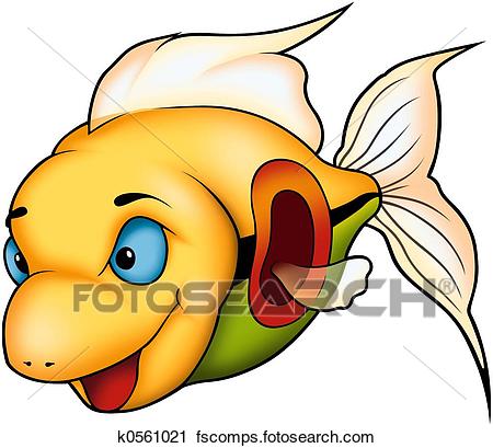 450x409 Clipart Of Beautiful Coral Fish K0561021