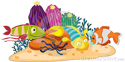 400x199 Sea Clipart Coral Reef Fish