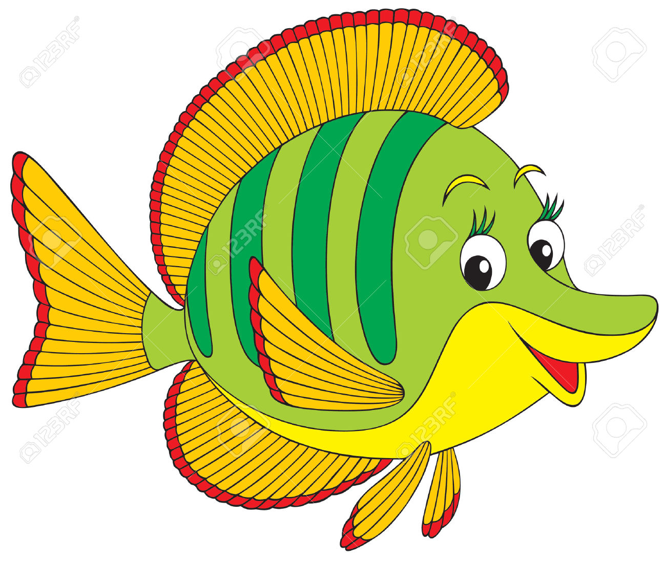 1300x1098 Cartoon Coral Reef