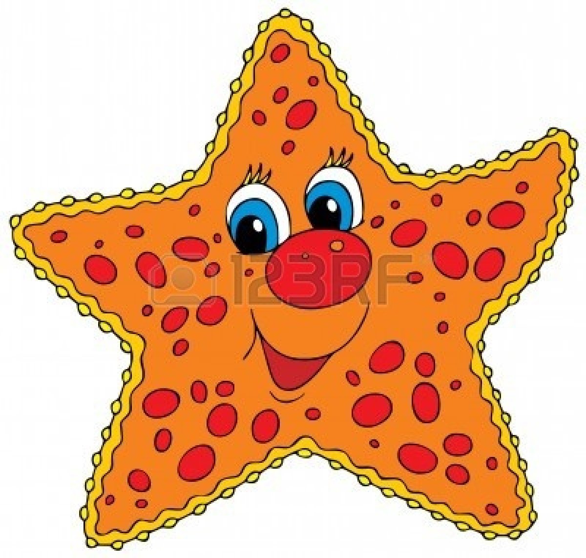 1200x1143 Cute Starfish Clipart