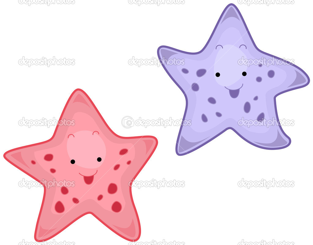 1023x802 Starfish Clipart Coral Colored