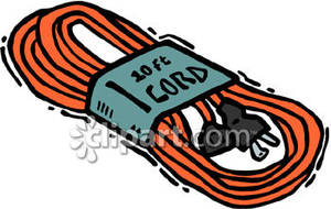 300x190 Extension Cord Clipart