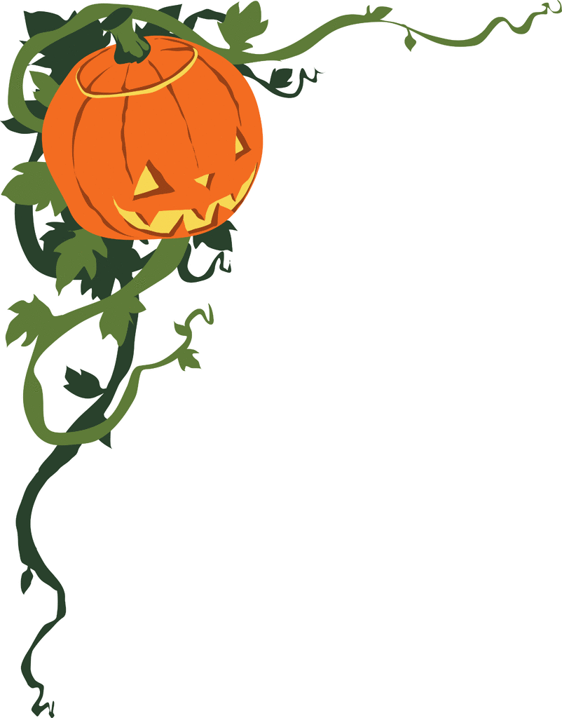 802x1024 Jack O Lantern Corner Clipart Etc