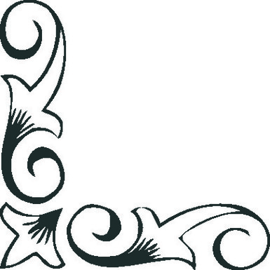 385x385 Decorative Corner Border Clipart Clip Art Library