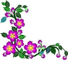 236x208 Flower Border Clip Art Flower Corner Borders