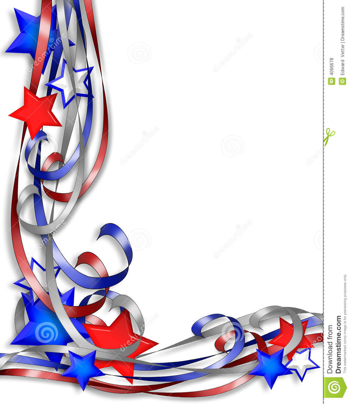 1130x1300 American Flag Clipart Corner Border