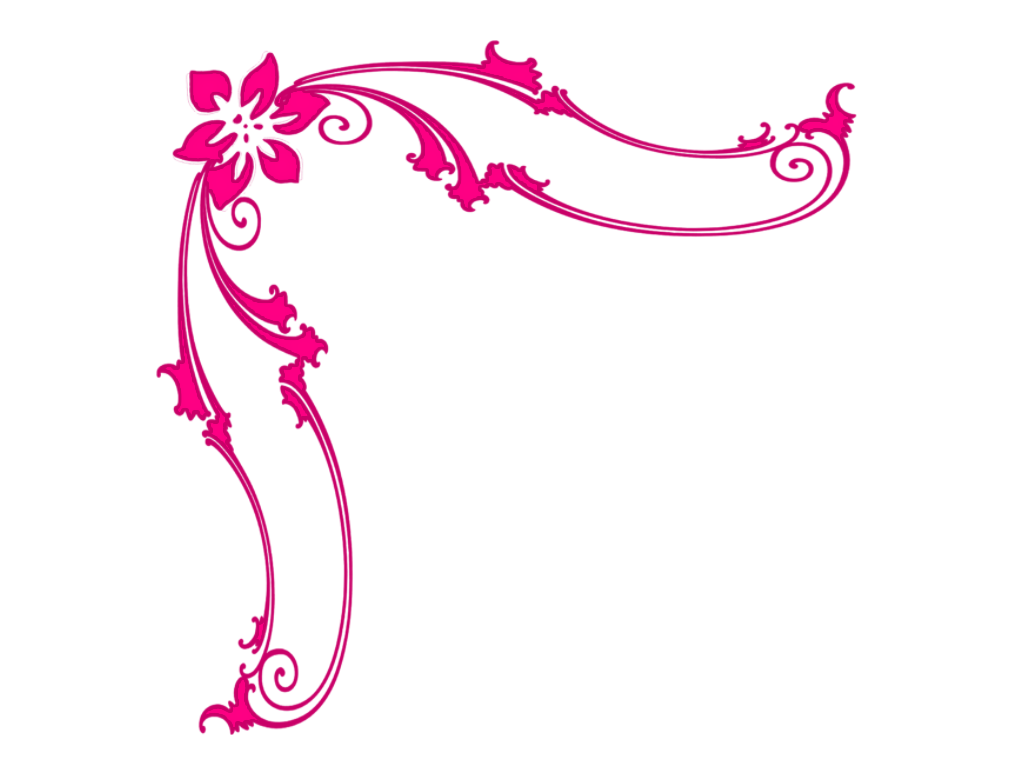 1024x768 Floral Corners Png My Blog
