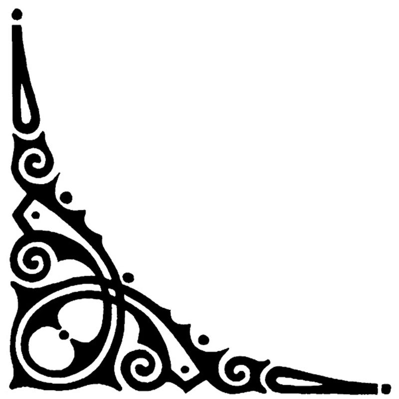 800x800 Corner Scroll Clip Art