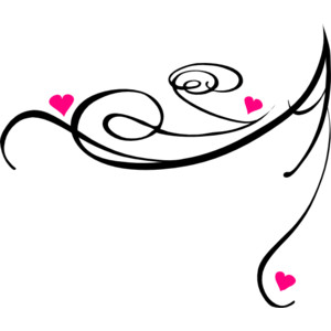 300x300 Corner Swirl Clip Art Clipartfest