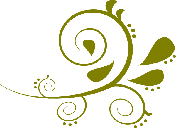 600x438 Corner Flourishes Clipart