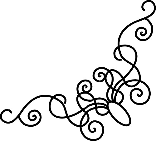 500x452 Fancy Corner Designs Clip Art Clipart Image