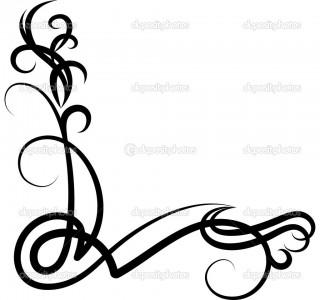 320x300 Decorative Scroll Clipart