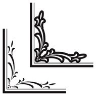 190x189 Renaissance Corners Hand Engraving Scrollwork Premium Clipart