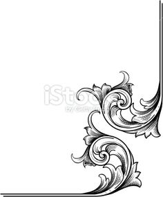 236x285 Border Frame With Beautiful Decorative Corners, In Editable Vector