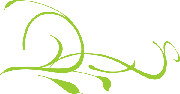 600x316 Floral Scroll Clipart