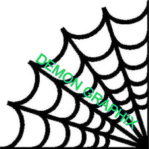300x300 Spider Web Corner Vinyl Decalsticker Outline Cobweb Jdm Halloween