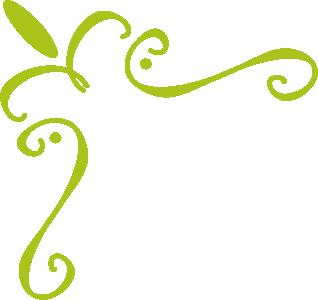 318x300 Green Swirls Clip Art