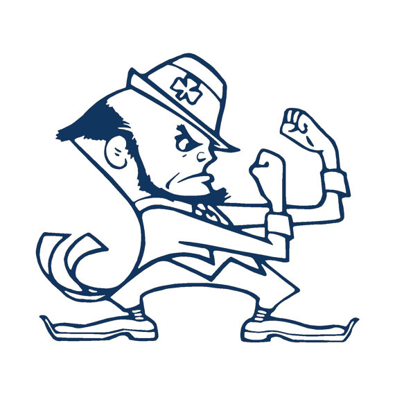 570x570 Notre Dame Cornhole Decals 18 Leprechaun By Lifeexpressionsvinyl