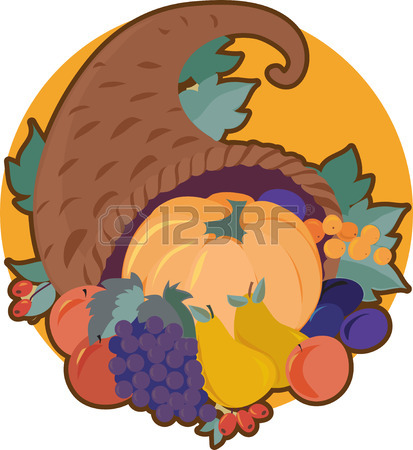 413x450 Realistic Cornucopia Illustration Royalty Free Cliparts, Vectors