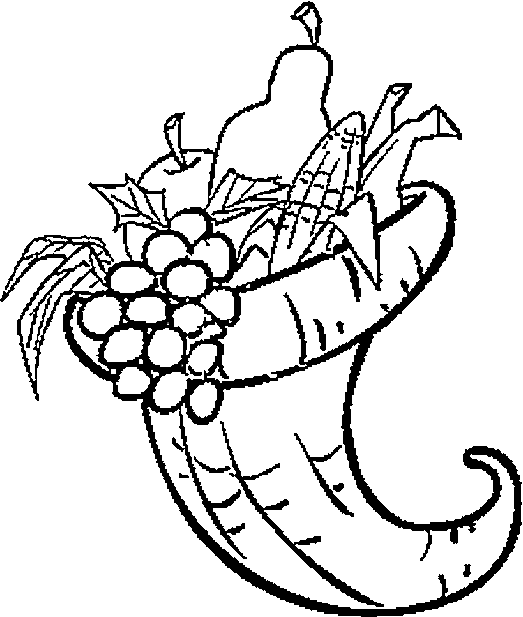 750x884 Cornucopia Clipart Color
