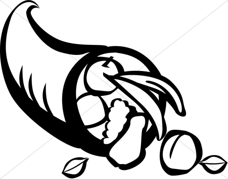 776x609 Cornucopia Clipart Simple
