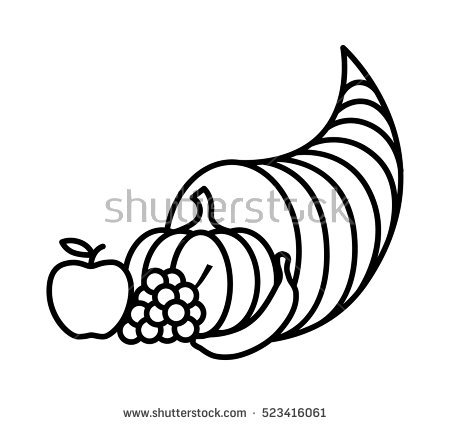 450x425 Cornucopia Clipart Thanksgiving Basket