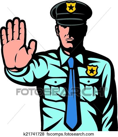 405x470 Clipart Of Stop Corruption Sign K19986403