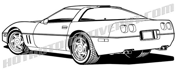 612x245 Free Corvette Clipart