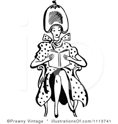 400x420 Vintage Clipart Hair Salon