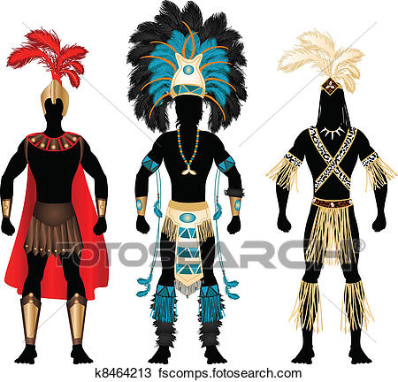 450x432 Clipart Of Male Carnival Costumes K8464213