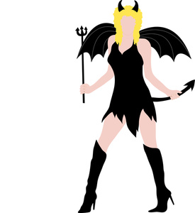 275x300 Sexy Devil Clipart Image