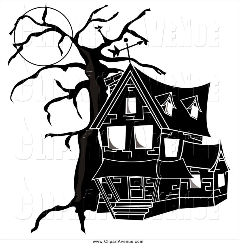 830x846 House Clipart Black And White