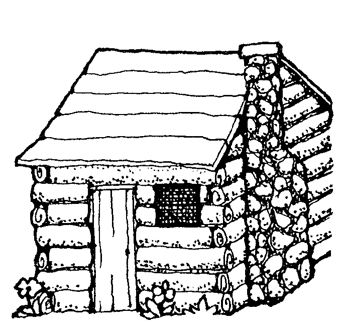 673x665 White House Clipart Cottage