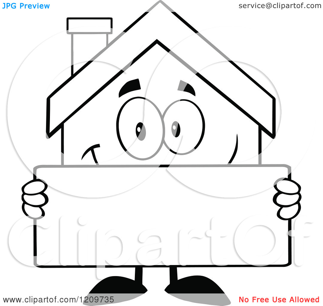1080x1024 Home Black And White Clipart