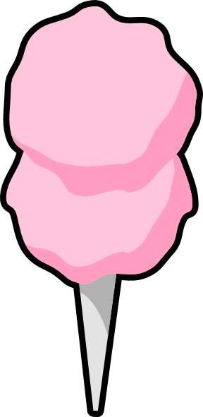 288x591 Clip Art Of Cotton Candy Clipart