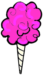150x260 Cotton Candy Clip Art