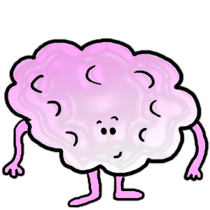 300x300 Cotton Candy Fluff Man Clip Art Illustration