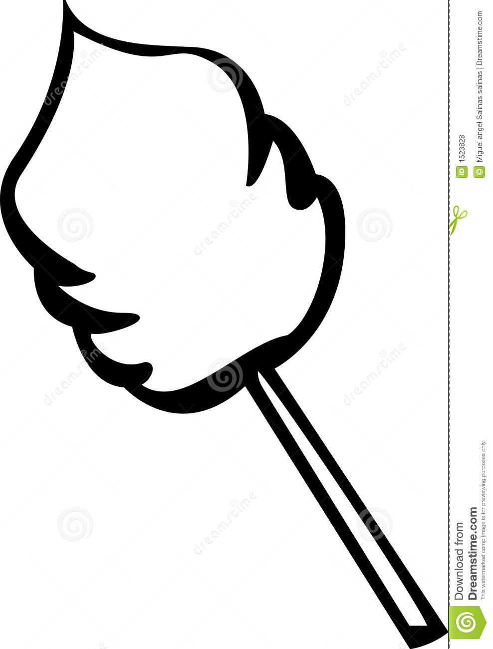 988x1300 Cotton Candy Clipart Vector