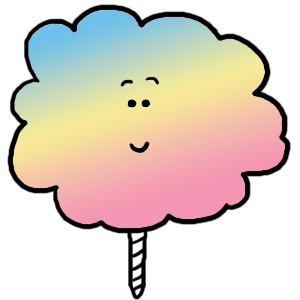 300x300 Image Of Cotton Candy Clipart