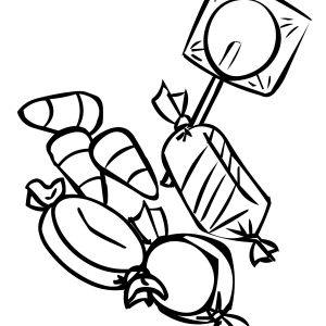 300x300 Of Candy Coloring Pages For Kids And Adults Of Adult