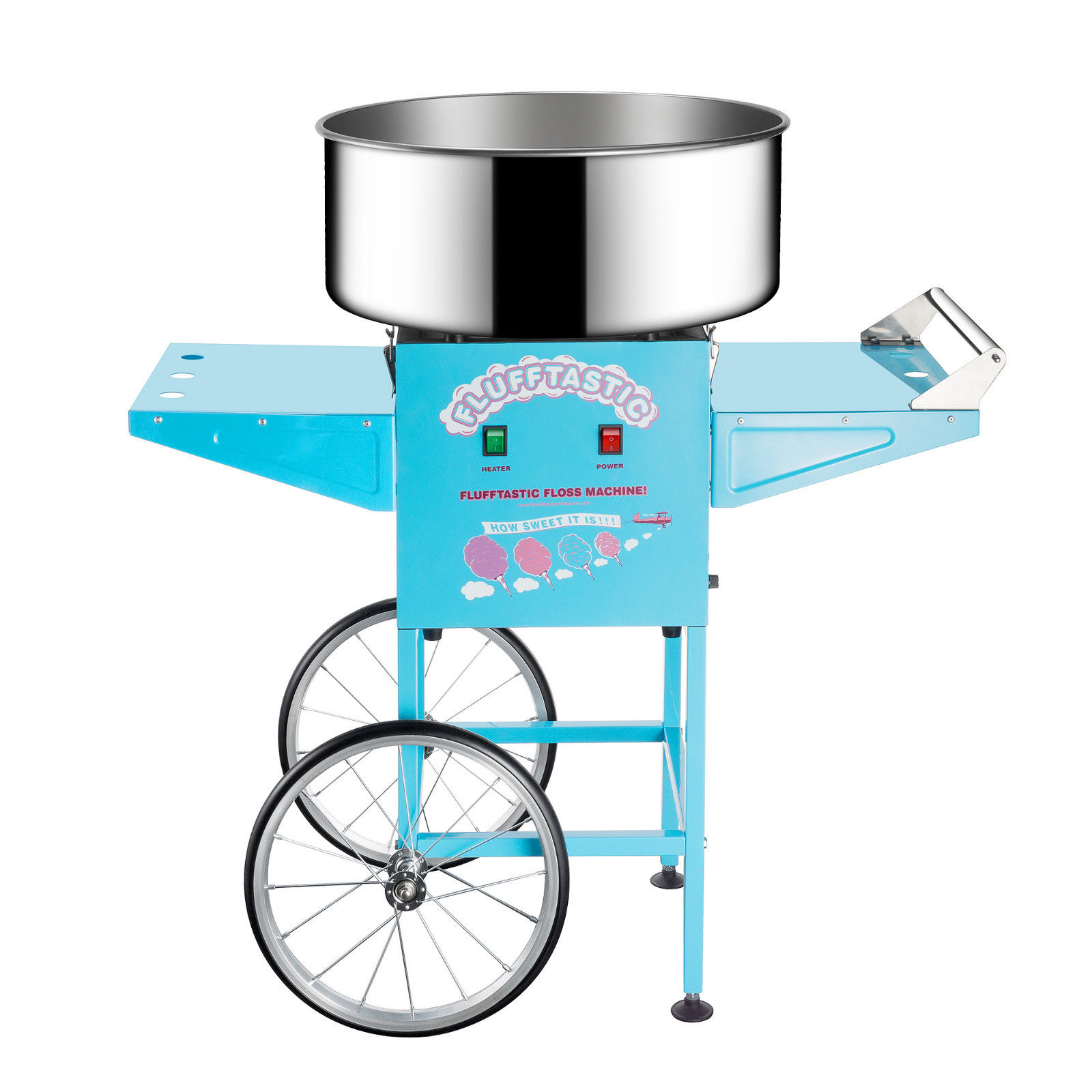 1600x1600 Cotton Candy Machine For Kids Commercial Cart Festival Floss Maker