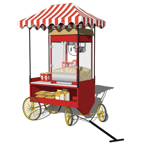 600x600 Trolley Clipart Popcorn