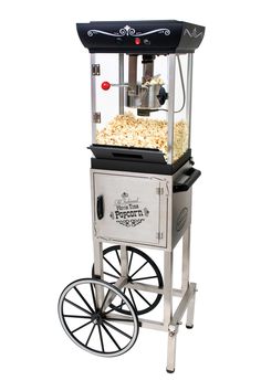 236x354 Vintage Popcorn Machine Cart Kids Style Stand Movie Maker Popper