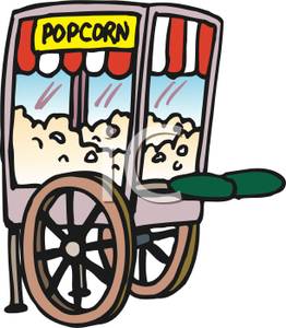 262x300 Carnival Clipart Popcorn Stand