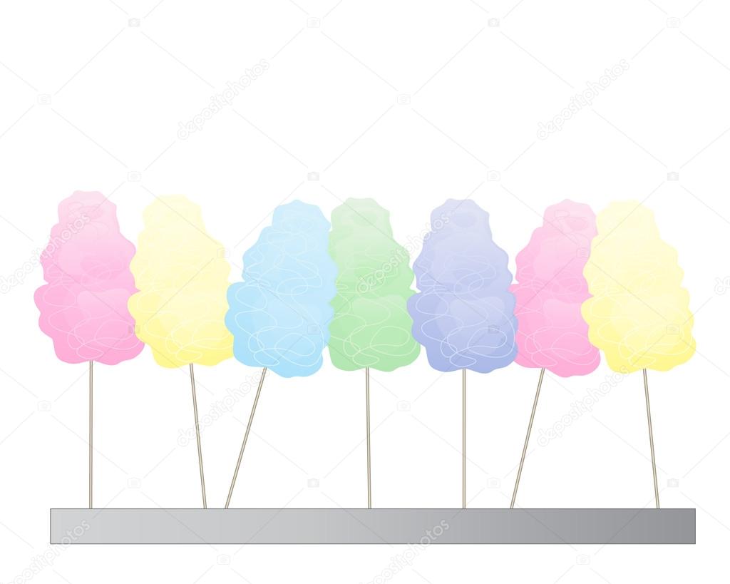 1024x819 Cotton Candy Background Stock Vector Sandesh1264