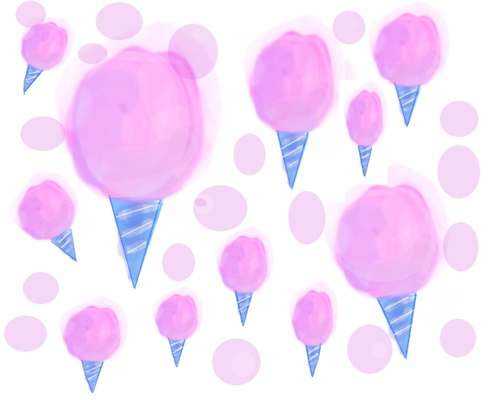 1000x801 Cotton Candy Pattern By Dassy86 Redbubble